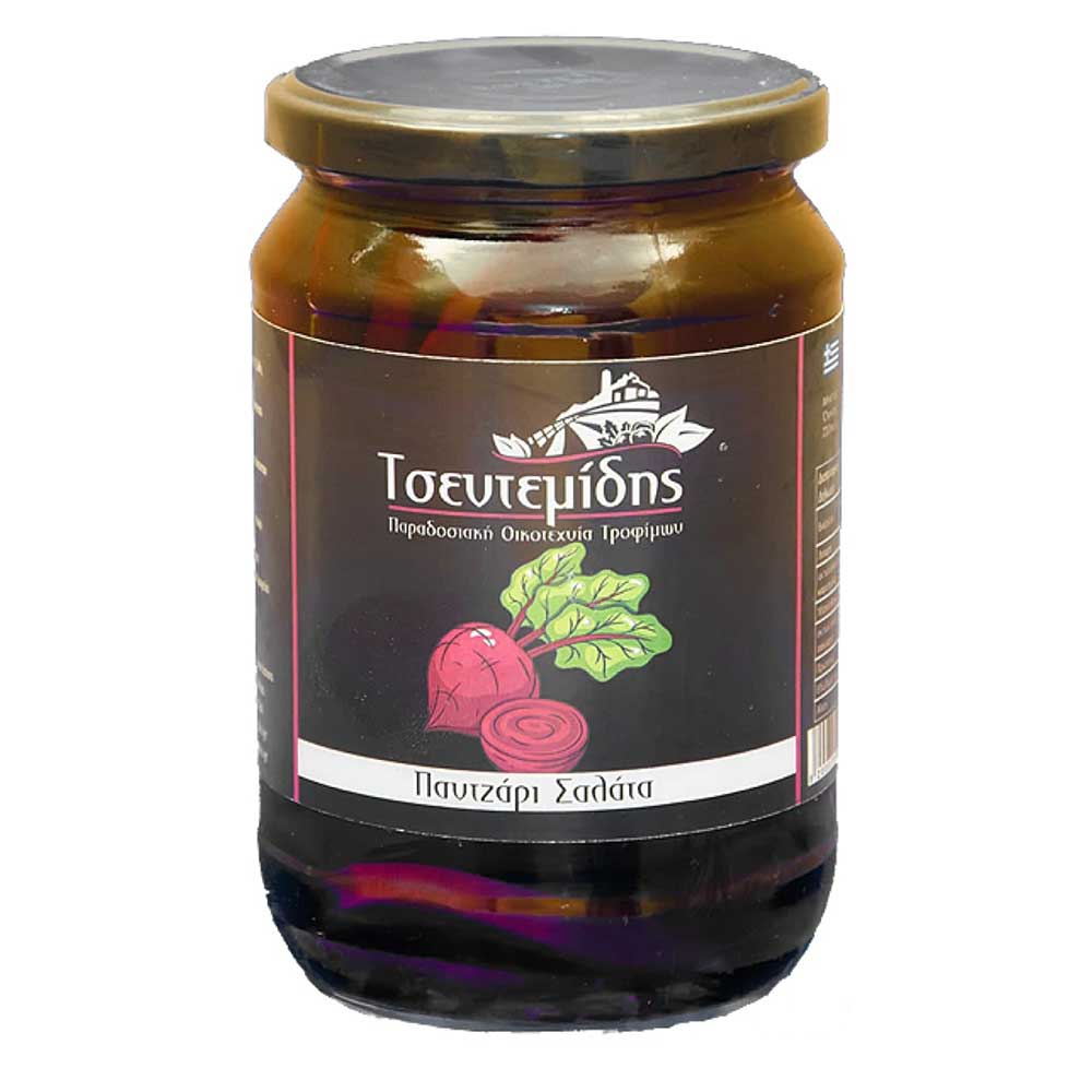 Παντζάρι σαλάτα κομμένο σε δίσκο