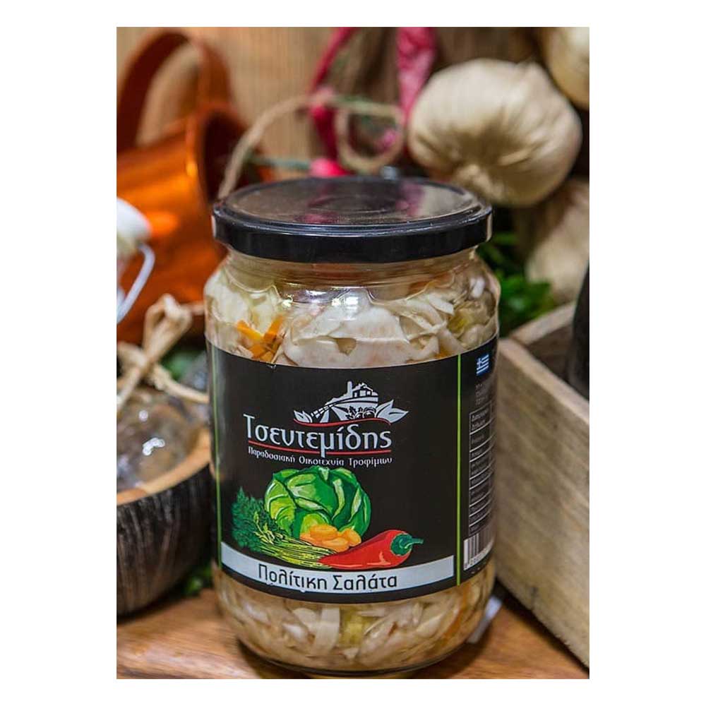 Πολίτικη σαλάτα με λάχανο