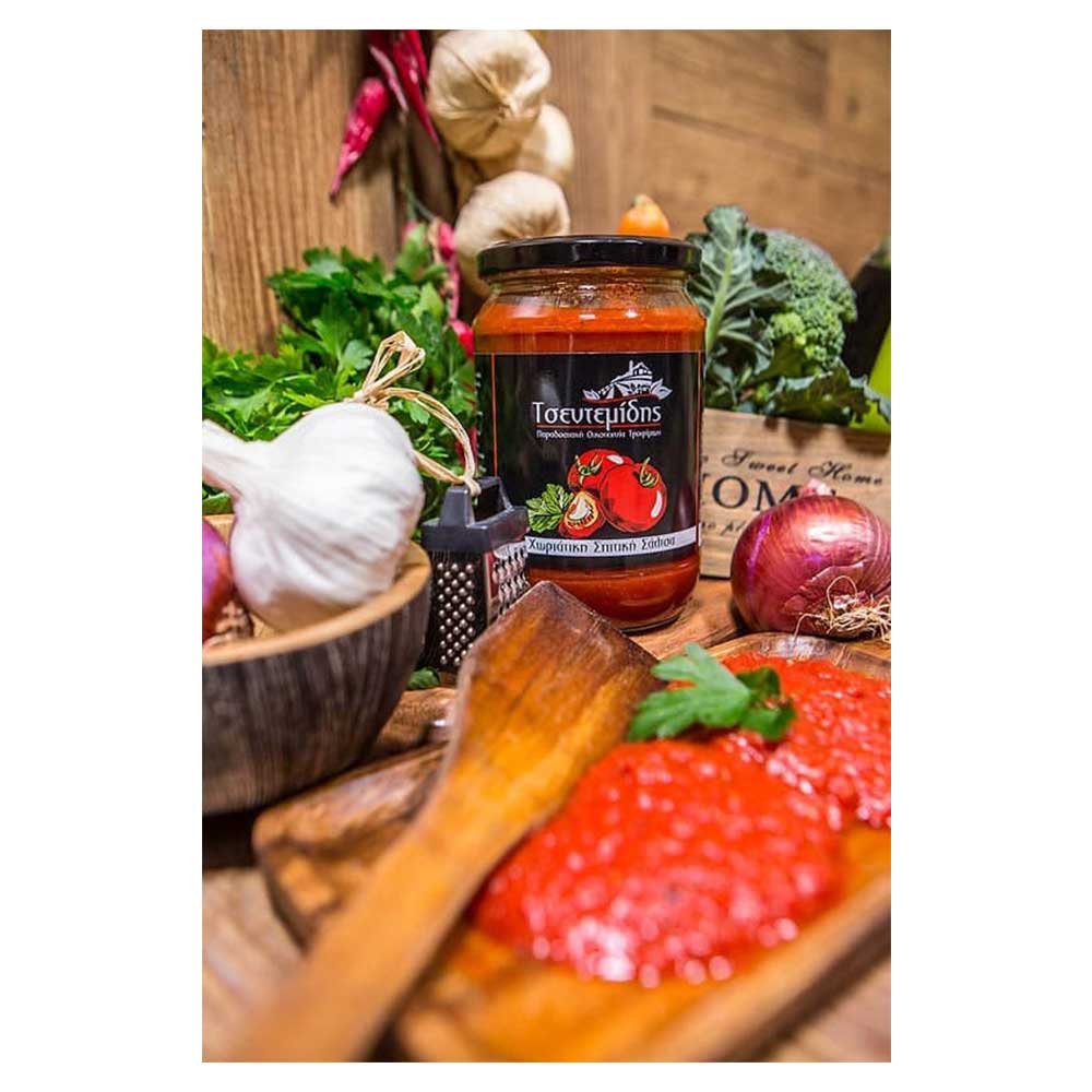 χωριάτικη σπιτική σάλτσα