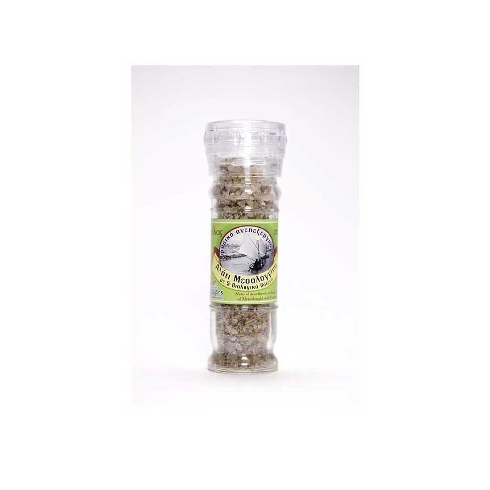 Αλάτι με 5 βιολογικά βότανα