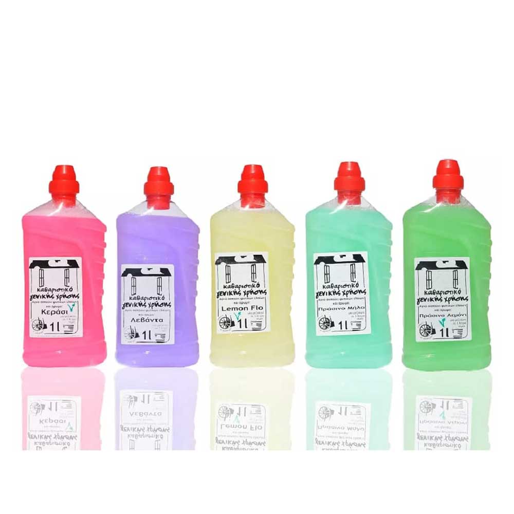 Καθαριστικό Γενικής Χρήσης Φυσικό – 5 αρώματα 1L/4L