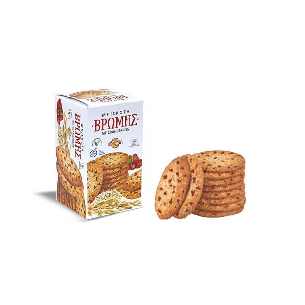 Μπισκότα Βρώμης με Cranberries