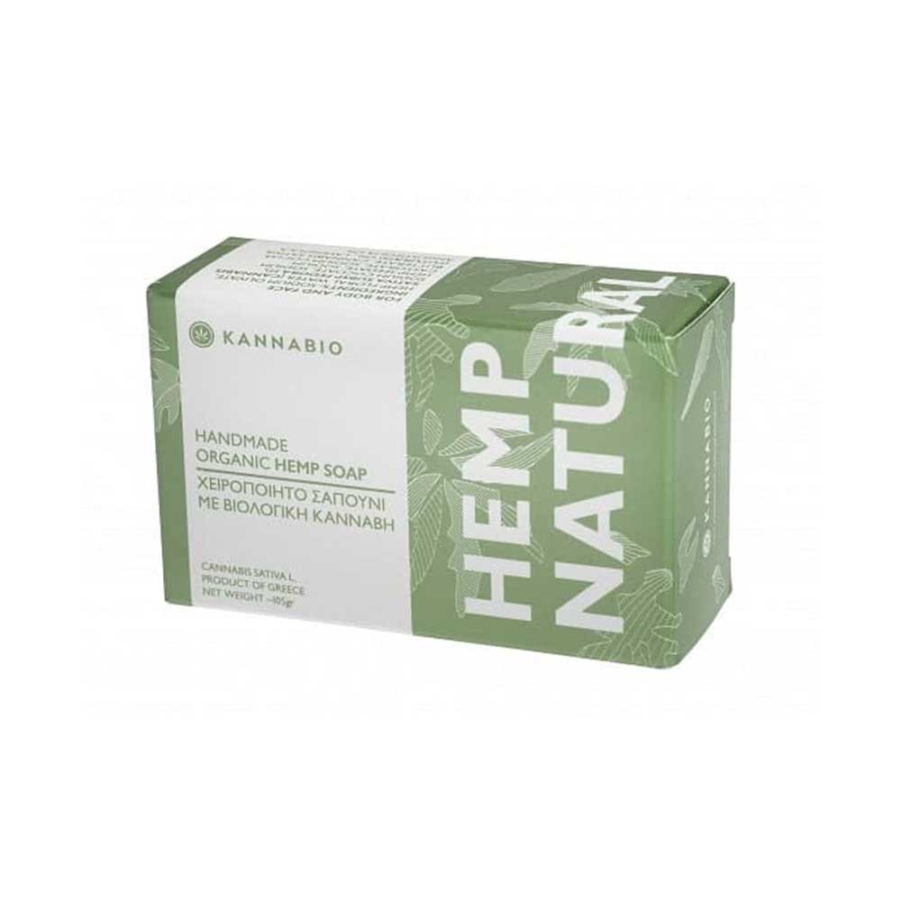 Χειροποίητο Σαπούνι με Βιολογική Κάνναβη Natural (105g)
